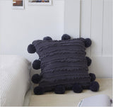 Decorative Pompom Cushion Cover