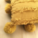 Decorative Pompom Cushion Cover