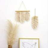 Bohemian Macrame Leaves Decor