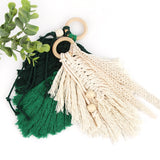 Bohemian Macrame Leaves Decor