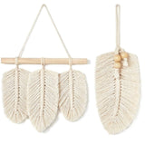Bohemian Macrame Leaves Decor