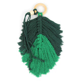 Bohemian Macrame Leaves Decor