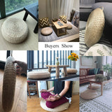 Round Straw Tatami Cushion