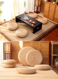 Round Straw Tatami Cushion
