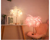 Feather Table Lamp