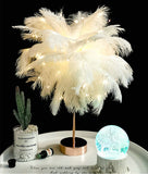 Feather Table Lamp