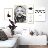 Kate Moss Canvas Poster