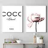 Coco Chanel & Peony Poster
