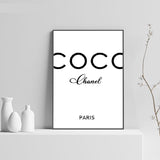 Coco Chanel & Peony Poster
