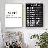 Travel Definition Poster