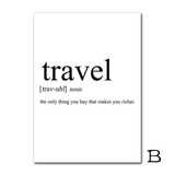 Travel Definition Poster