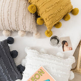 Decorative Pompom Cushion Cover