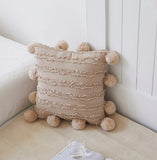 Decorative Pompom Cushion Cover