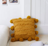 Decorative Pompom Cushion Cover