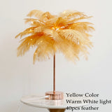 Feather Table Lamp