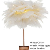 Feather Table Lamp