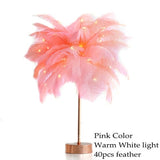 Feather Table Lamp