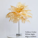 Feather Table Lamp