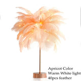 Feather Table Lamp
