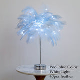 Feather Table Lamp