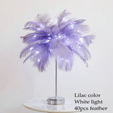 Feather Table Lamp