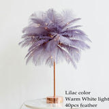 Feather Table Lamp