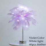Feather Table Lamp