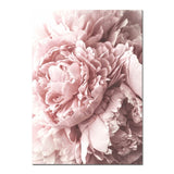Peony and Life Quote Poster