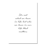 Peony and Life Quote Poster