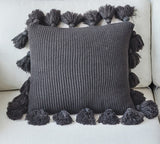 Knitted Tassel Cushion Cover