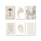 Moroccan Door and Abstract Art