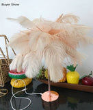 Feather Table Lamp