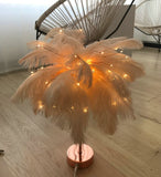 Feather Table Lamp