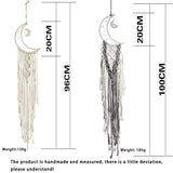 Bohemian Macrame Moon Dream Catcher