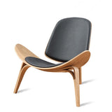 HANS WEGNER THREE-LEGGED SHELL CHAIR REPLICA