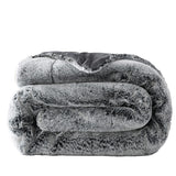 Fluffy Rabbit Fur Plush Blanket