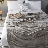 Fluffy Rabbit Fur Plush Blanket