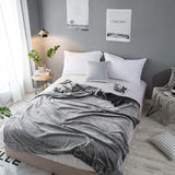 Fluffy Rabbit Fur Plush Blanket