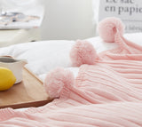 Crochet Pompom Blanket