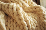 Monochrome Collection Chunky Knit Blanket 50"x60"