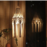 Bohemian Macrame Hand Made Chandelier