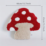 Mushroom Shaped Throw Pillow