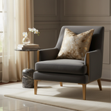 Neutral Metallic Pillow Cover