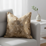 Neutral Metallic Pillow Cover