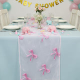 Pink Bow Table Runner