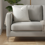 Neutral Metallic Pillow Cover