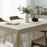 Crocheted Lace Tablecloth 