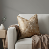 Neutral Metallic Pillow Cover