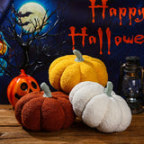 3 Pcs Plush Soft Pumpkin Pillows