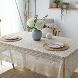 Crocheted Lace Tablecloth 